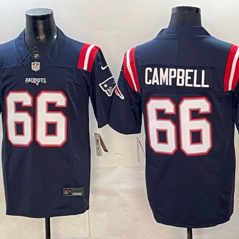 Will Campbell Navy Jersey Stitched For Men Youth